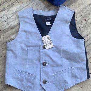Toddler tuxedo vest